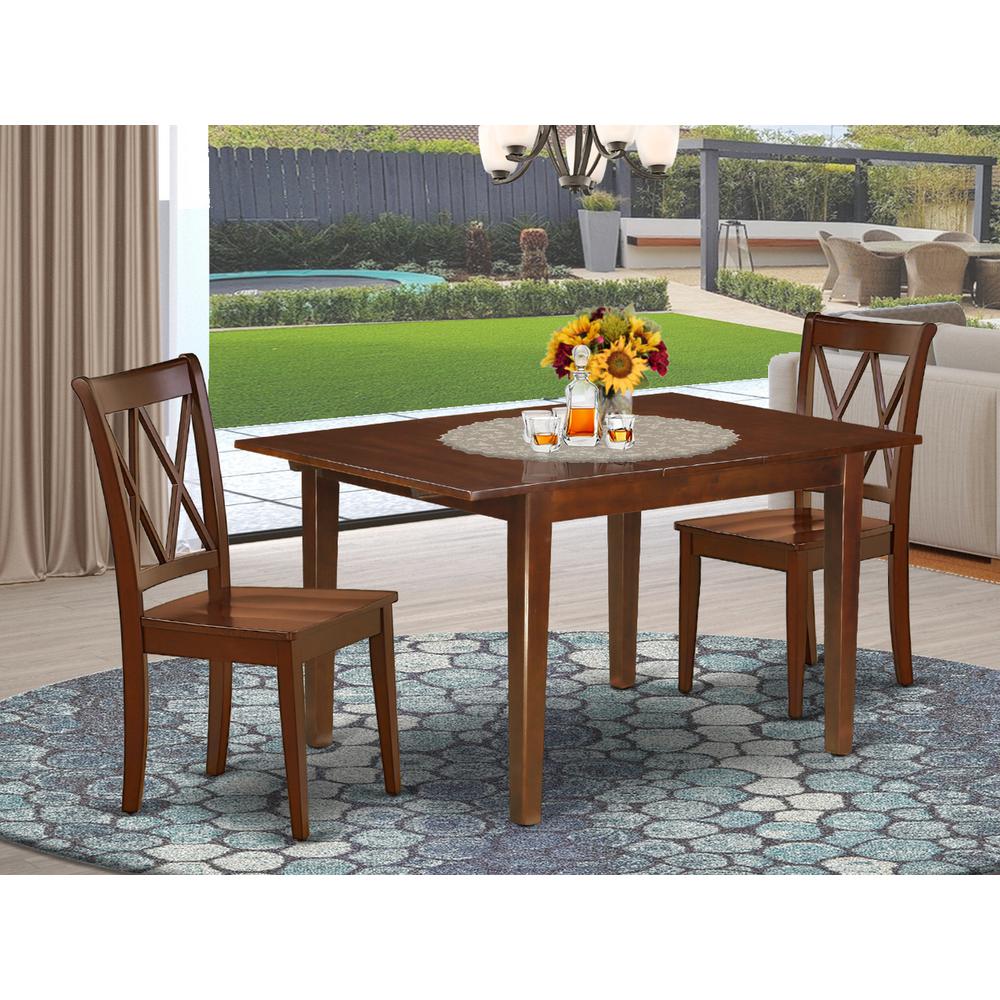 Dining Room Set Mahogany, MLCL3-MAH-W. Picture 2