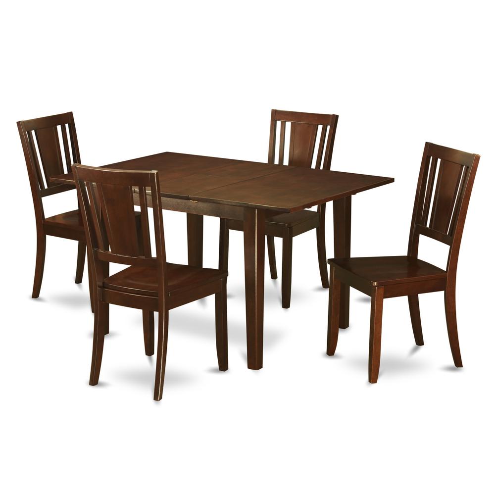 5  Pc  Kitchen  dinette  set-breakfast  nook  and  4  Chairs  for  Dining  room. Picture 1