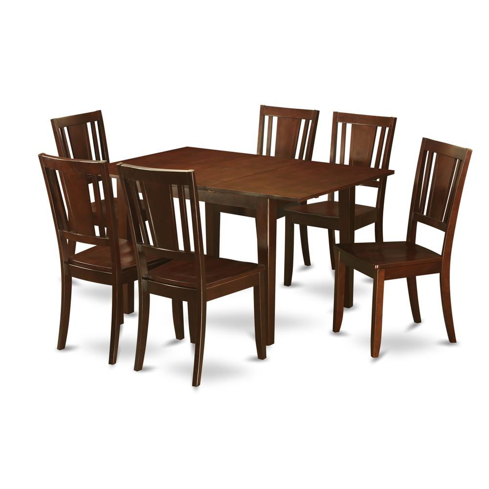 7  Pc  Kitchen  nook  Dining  set-breakfast  nook  and  6  Kitchen  Dining  Chairs. Picture 1