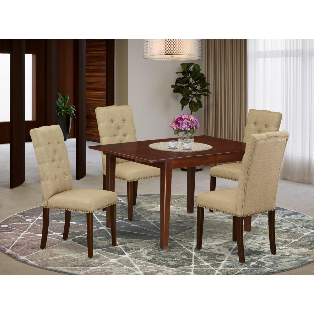 Dining Room Set Mahogany, MLEL5-MAH-16. Picture 2