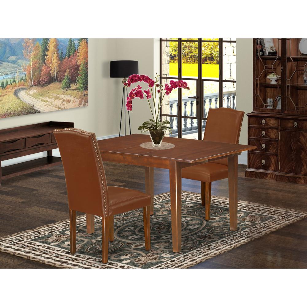 Dining Room Set Mahogany, MLEN3-MAH-66. Picture 2