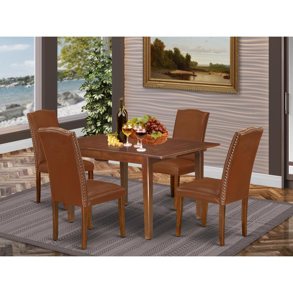 Dining Room Set Mahogany, MLEN5-MAH-66. Picture 2