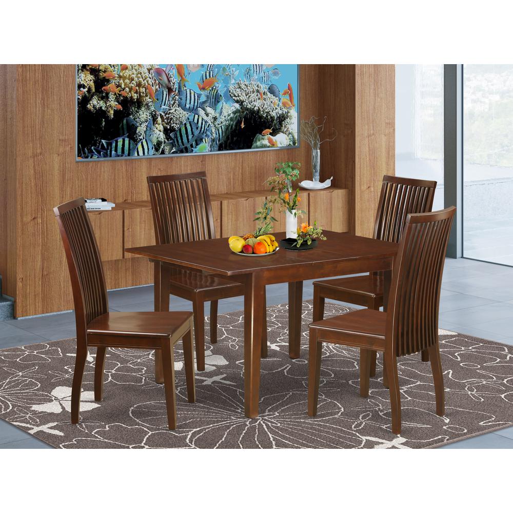 Dining Room Set Mahogany, MLIP5-MAH-W. Picture 2