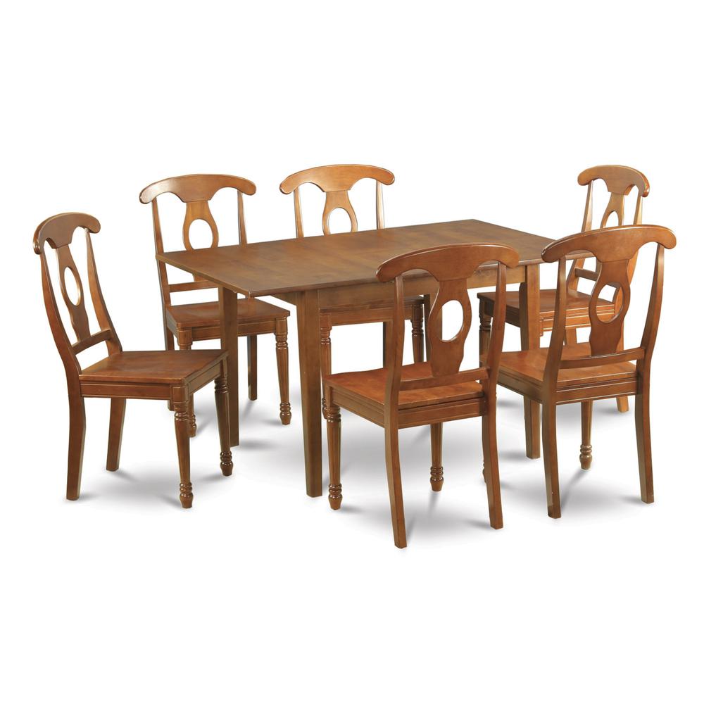 7  Pc  Kitchen  nook  Dining  set-small  Table  and  6  Dining  Chairs. Picture 1