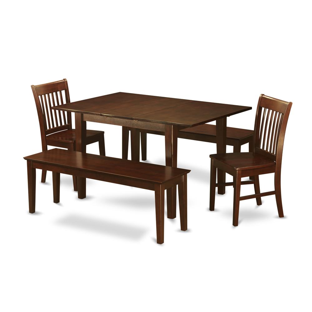 5  Pc  Kitchen  nook  Dining  set-breakfast  nook  and  2  Dining  Chairs  2  Benches. Picture 1