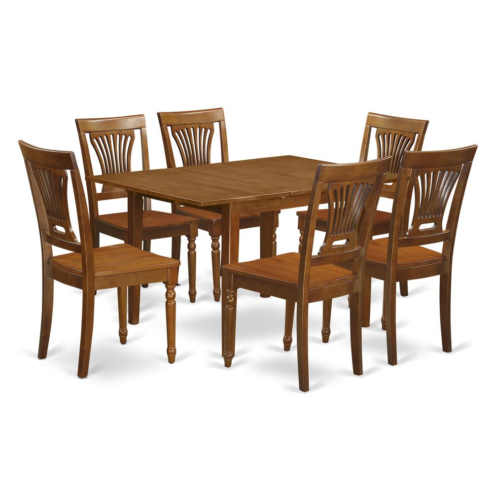 7  Pc  Kitchen  nook  Dining  set-Kitchen  Table  6  Chairs  for  Dining  room. Picture 1