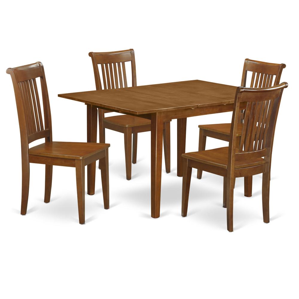 5  Pc  Kitchen  dinette  set-Kitchen  Table  and  4  Dining  Chairs. Picture 1