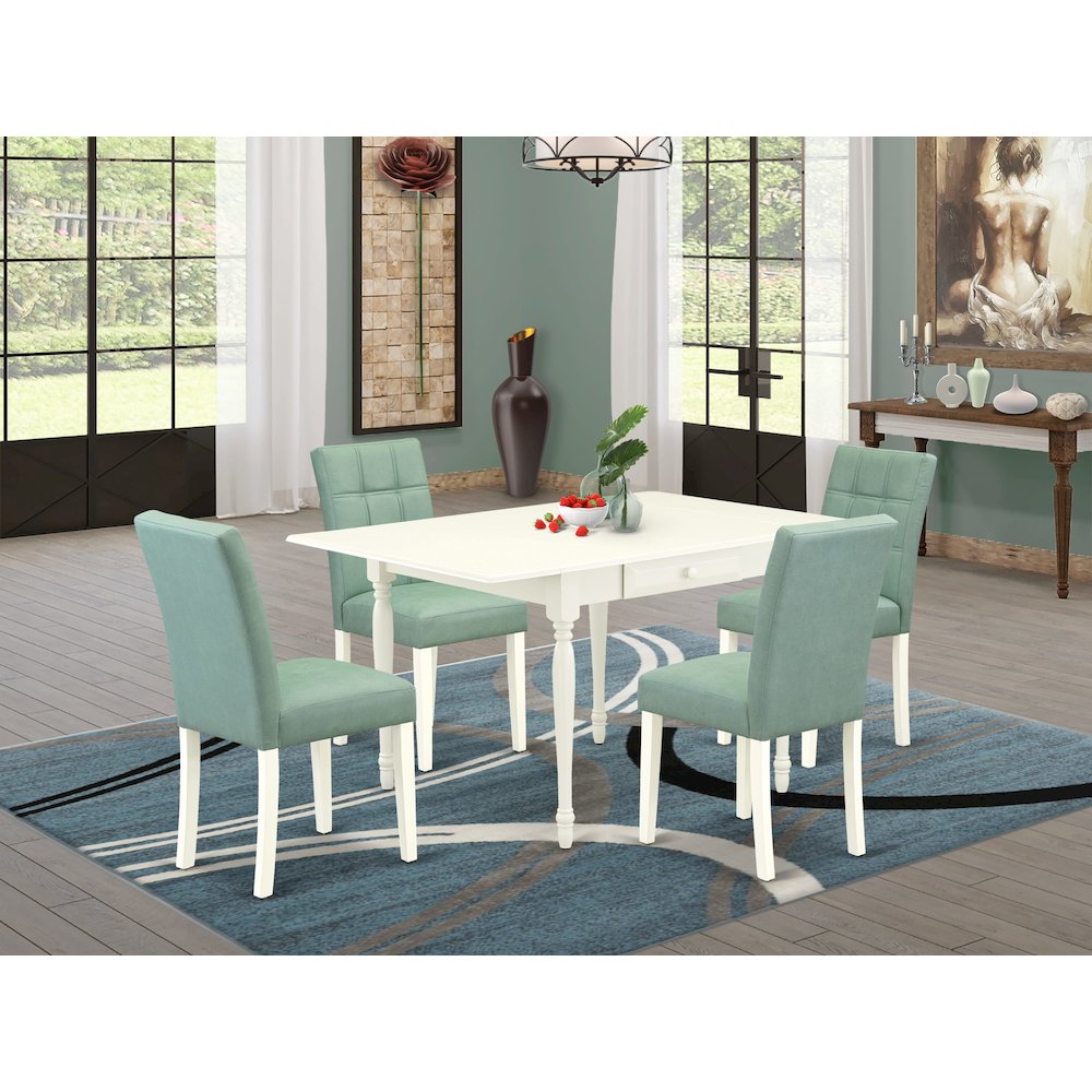 5 Piece Modern Dining Table Set contain A Dining Table. Picture 2