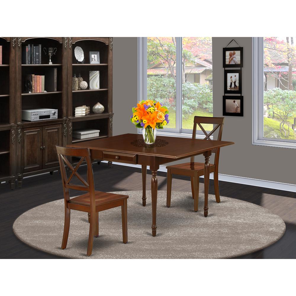 Dining Room Set Mahogany, MZBO3-MAH-W. Picture 2