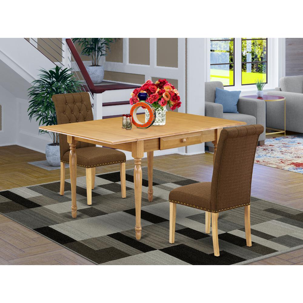 Dining Room Set Oak, MZBR3-OAK-18. Picture 2