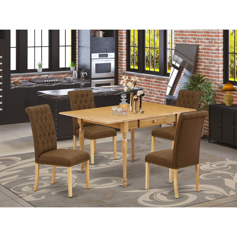 Dining Room Set Oak, MZBR5-OAK-18. Picture 2