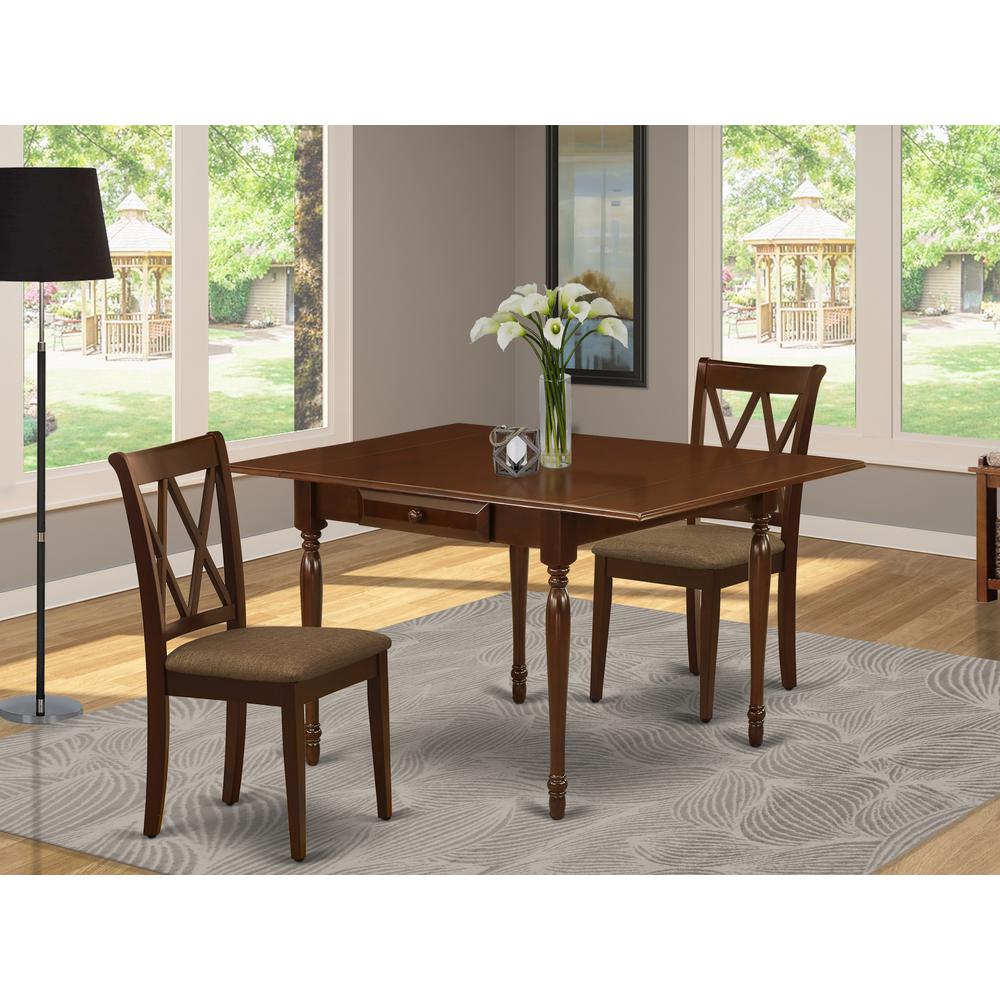 Dining Room Set Mahogany, MZCL3-MAH-C. Picture 2