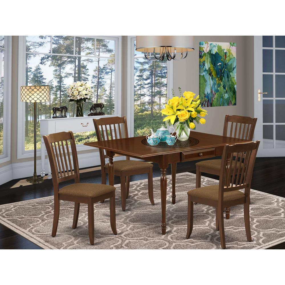 Dining Room Set Mahogany, MZDA5-MAH-C. Picture 2