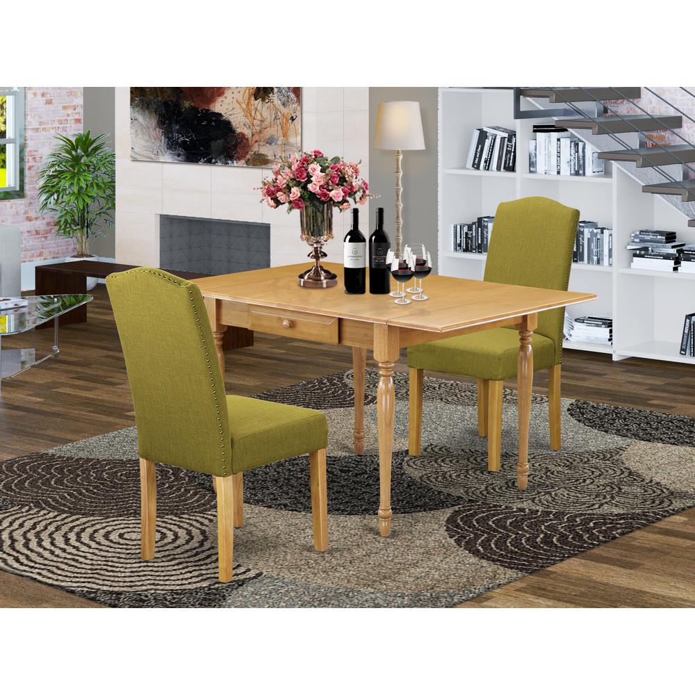 Dining Room Set Oak, MZEN3-OAK-08. Picture 2