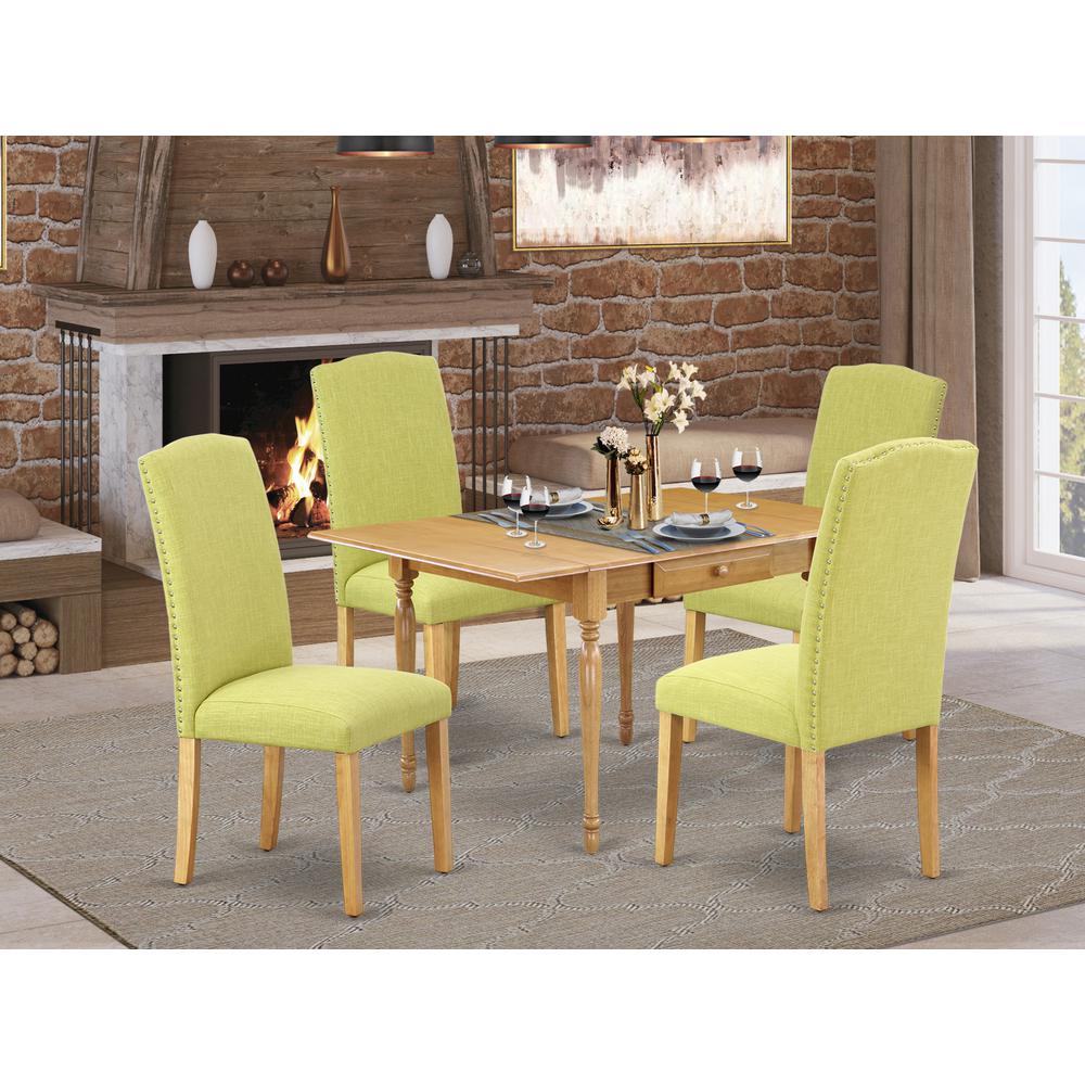 Dining Room Set Oak, MZEN5-OAK-07. Picture 2