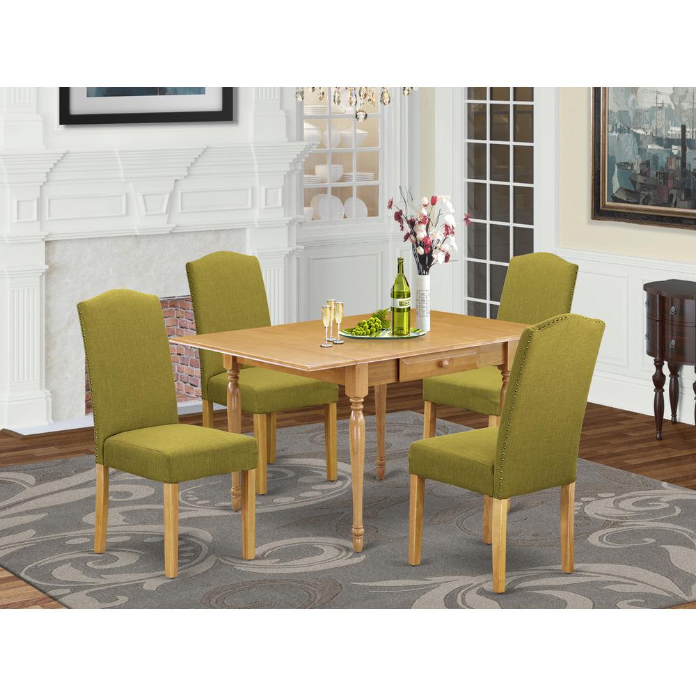 Dining Room Set Oak, MZEN5-OAK-08. Picture 2