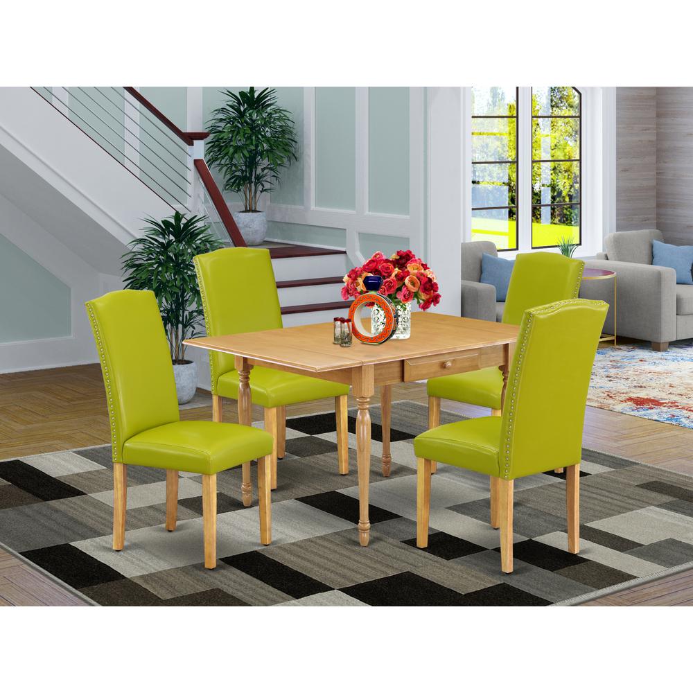 Dining Room Set Oak, MZEN5-OAK-51. Picture 2