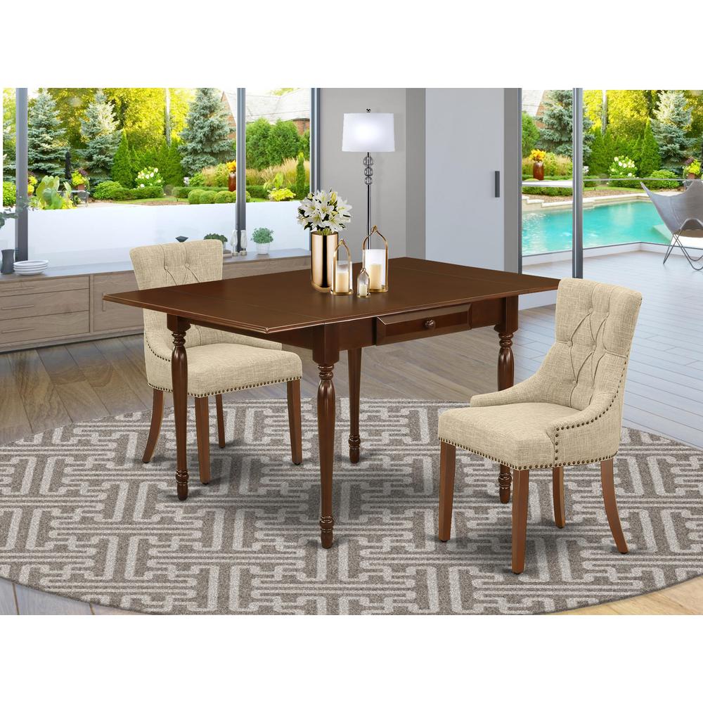 Dining Room Set Mahogany, MZFR3-MAH-05. Picture 2