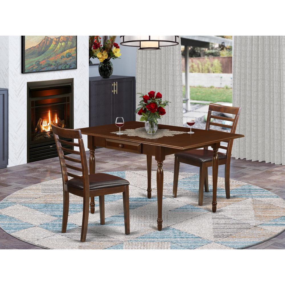 Dining Room Set Mahogany, MZML3-MAH-LC. Picture 2
