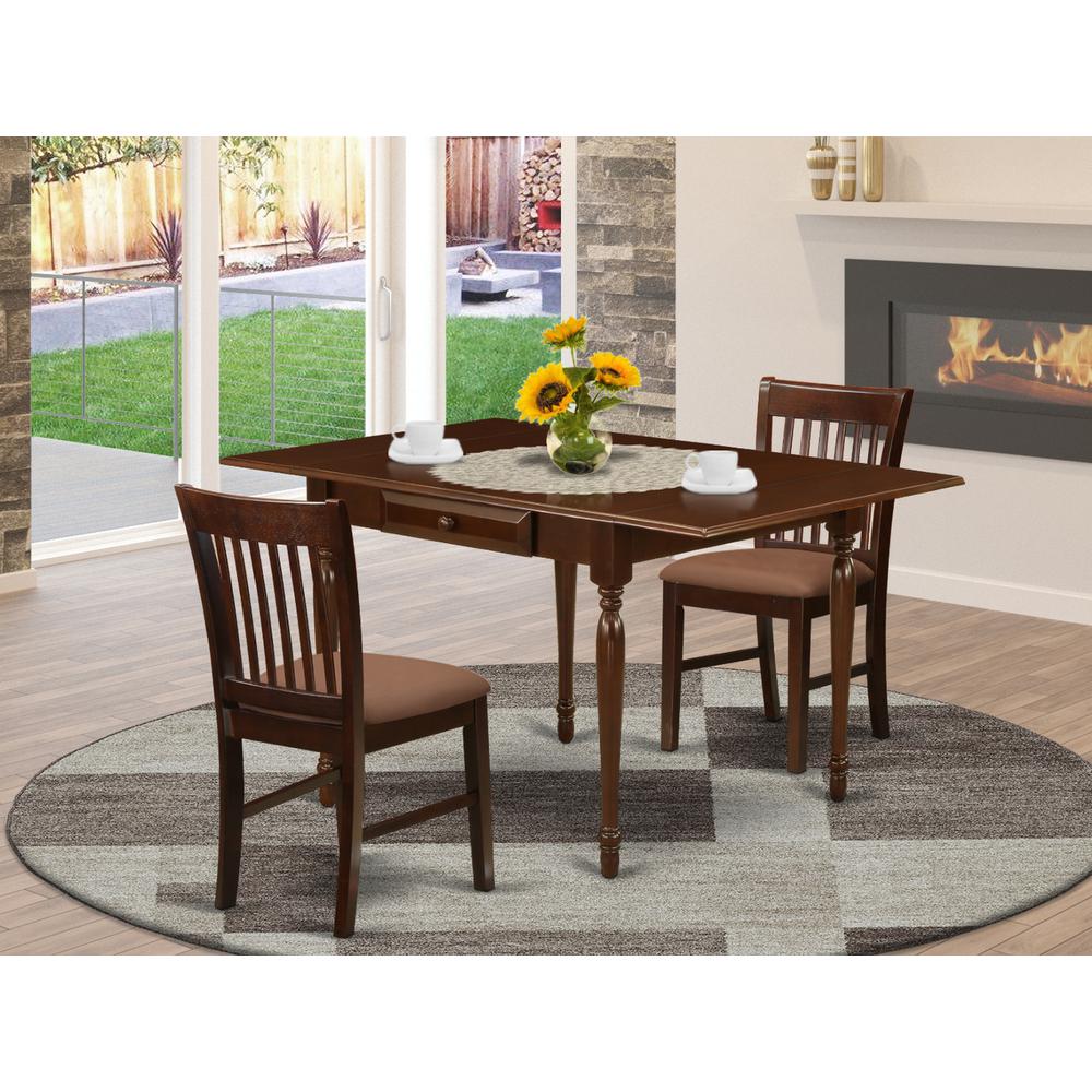 Dining Room Set Mahogany, MZNO3-MAH-C. Picture 2