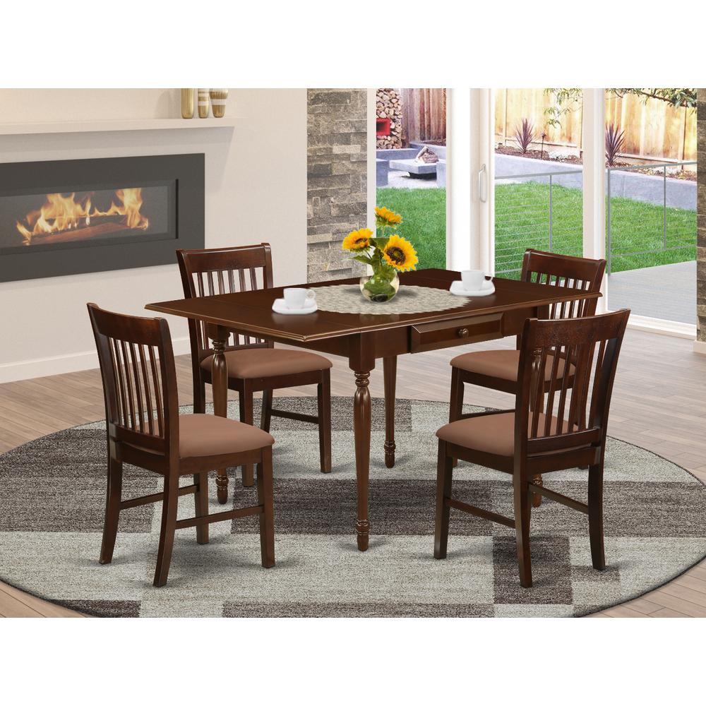 Dining Room Set Mahogany, MZNO5-MAH-C. Picture 2
