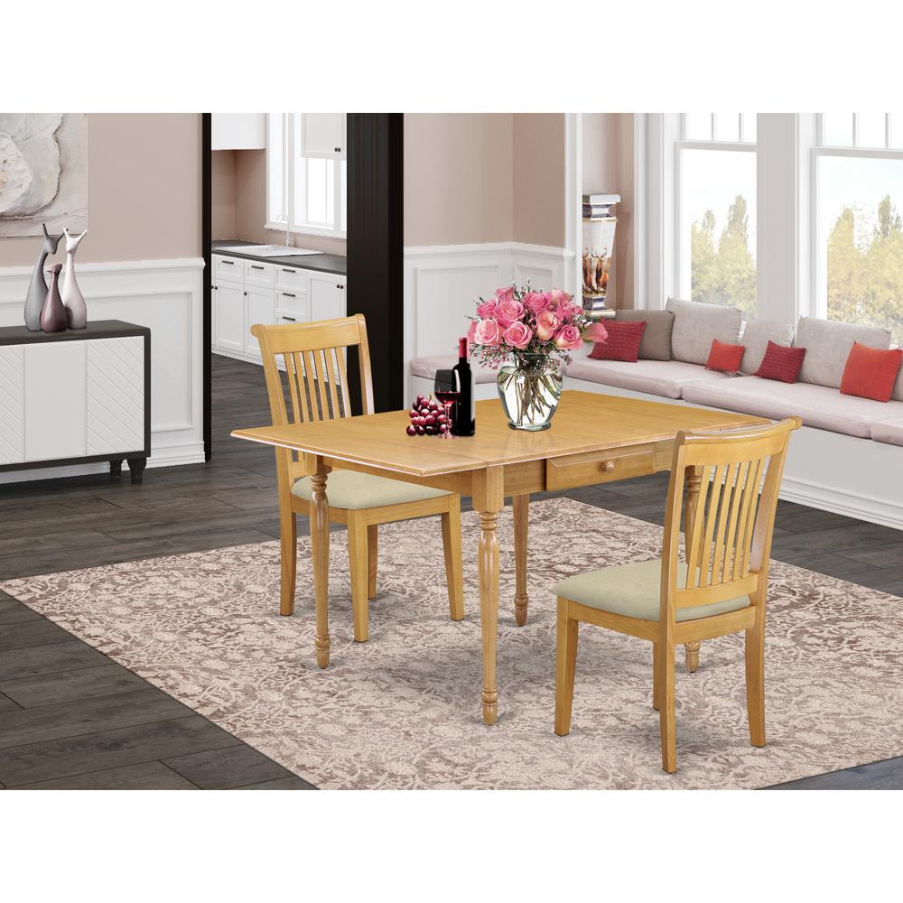 Dining Room Set Oak, MZPO3-OAK-C. Picture 2