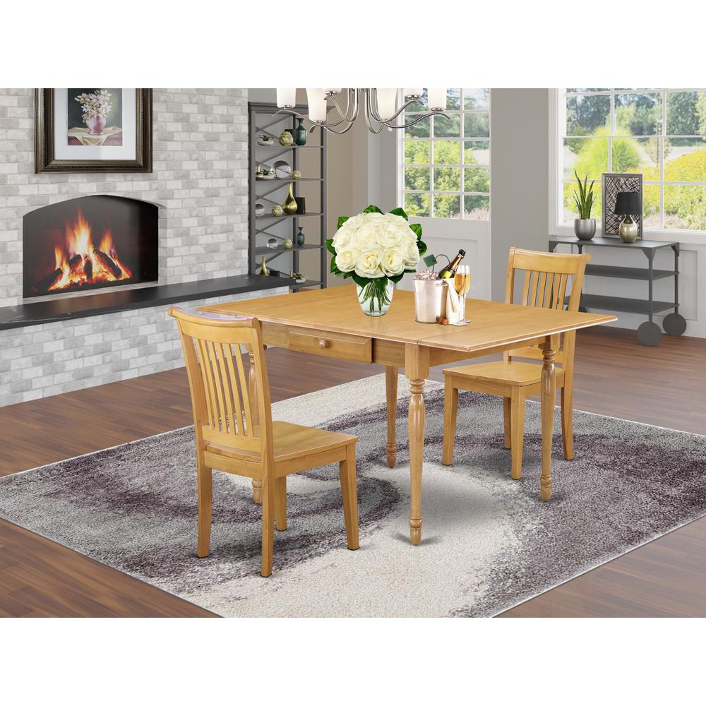 Dining Room Set Oak, MZPO3-OAK-W. Picture 2
