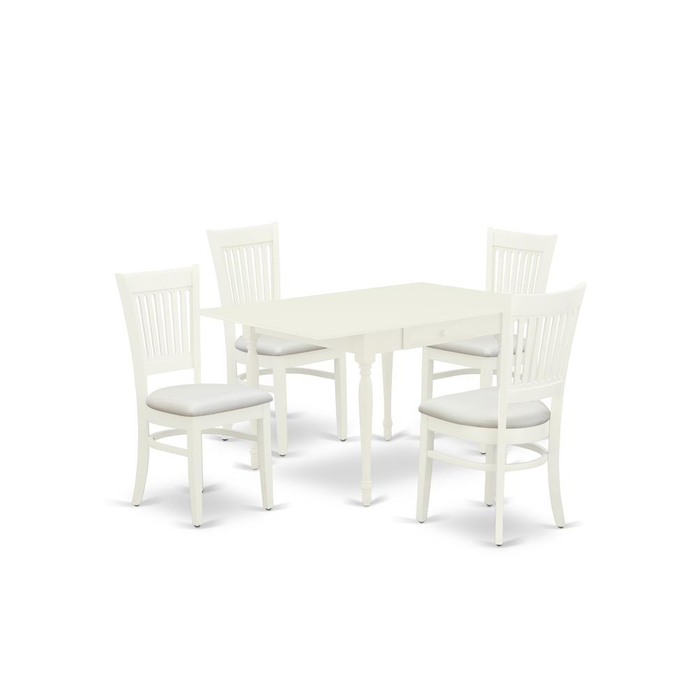 Dining Table- Dining Chairs, MZVA5-LWH-C. Picture 1
