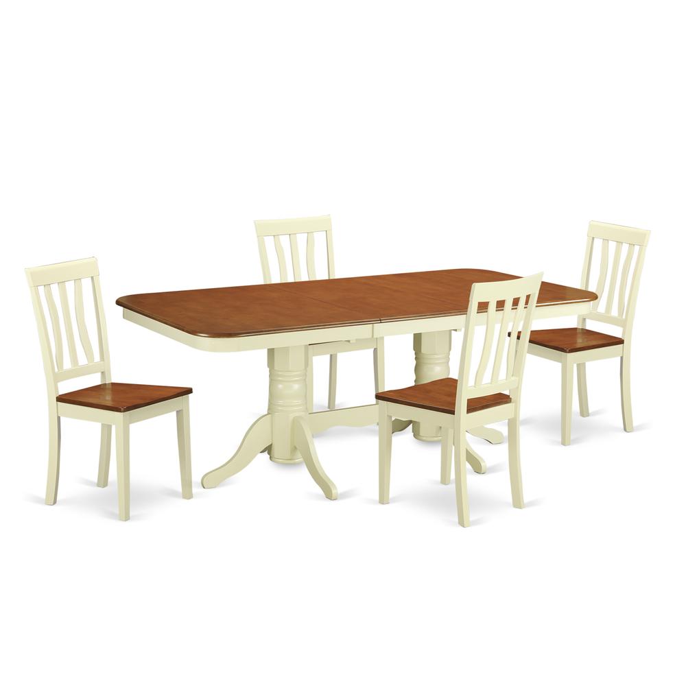 5  PcKitchen  nook  Dining  set  -  Dining  Table  and  4  Kitchen  Chairs. Picture 1