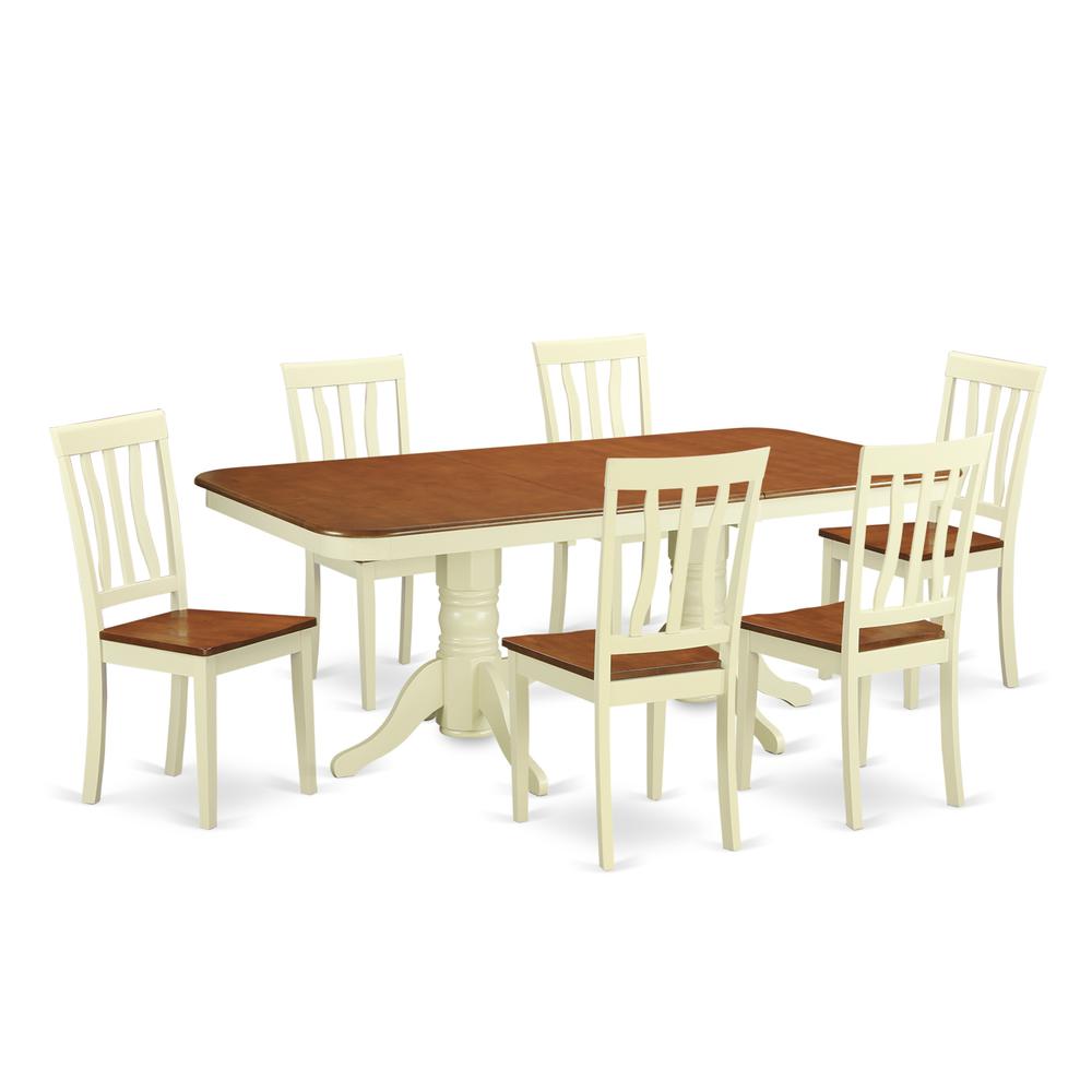 7  Pc  Dining  room  set  -Kitchen  dinette  Table  and  6  Dining  Chairs. Picture 1