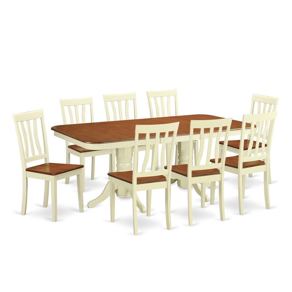 9  Pc  Dinette  set  for  8-  Dinette  Table  and  8  Dining  Chairs. Picture 1