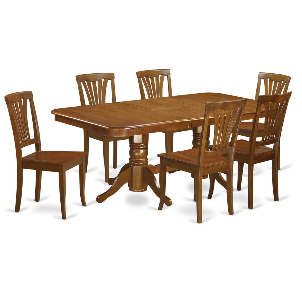7  Pc  formal  Dining  room  set-Dining  Table  and  6  Kitchen  Dining  Chairs. Picture 1