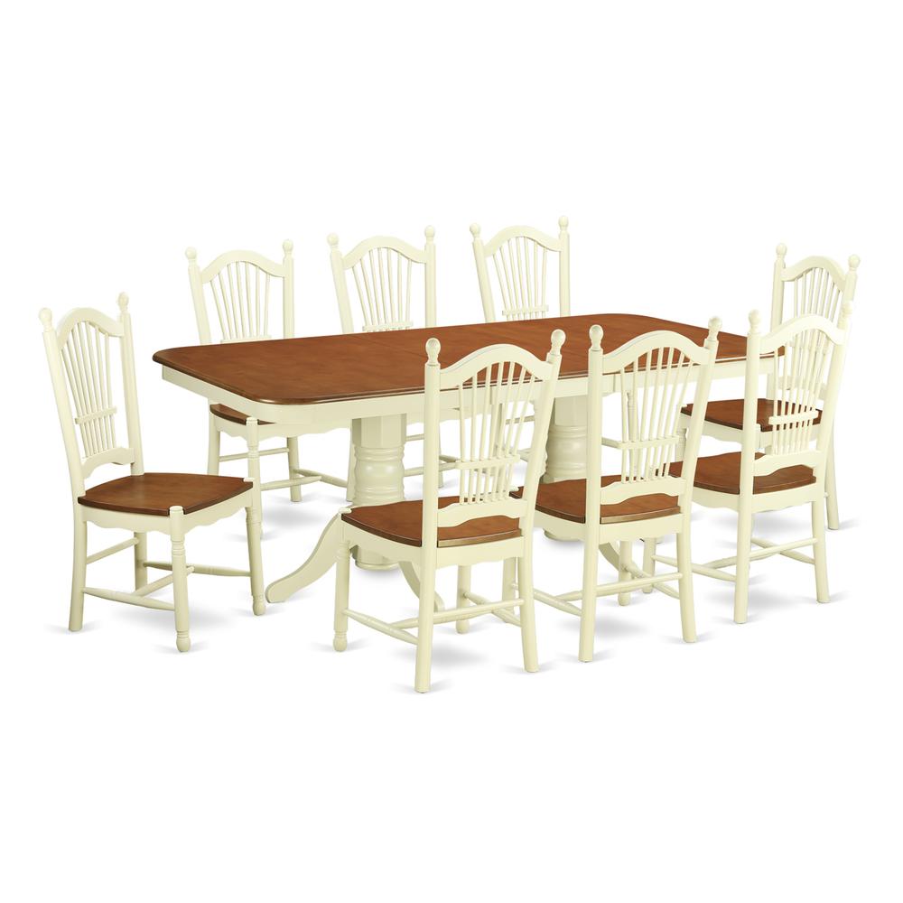 9  PcKitchen  Table  set  -Small  Kitchen  Table  and  8  Dining  Chairs. Picture 1
