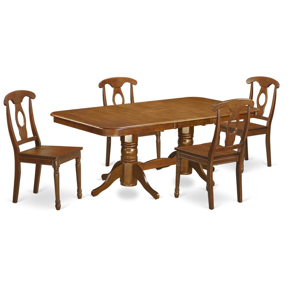 5  Pc  Dining  set  Dining  Table  and  chair  set  having  rectangular  Table  with  Leaf  and  4  Dining  Chairs.. Picture 1