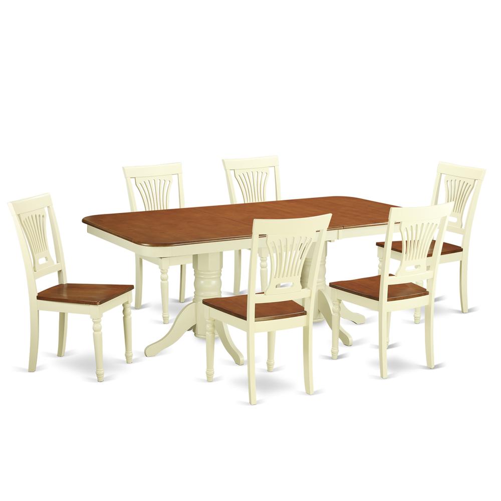 7  PC  Dining  set-Dining  Table  and  6  Dining  Chairs  for  Dining. Picture 1
