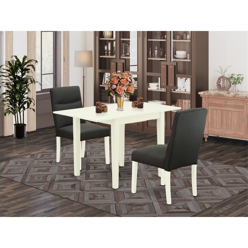 Dining Room Set Linen White, NDBE3-LWH-20. Picture 2