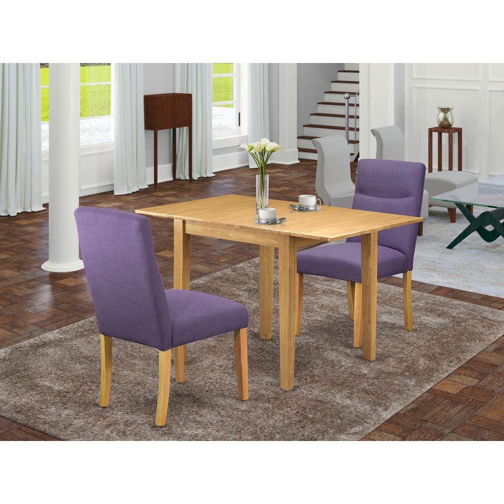 Dining Room Set Oak, NDBE3-OAK-10. Picture 2