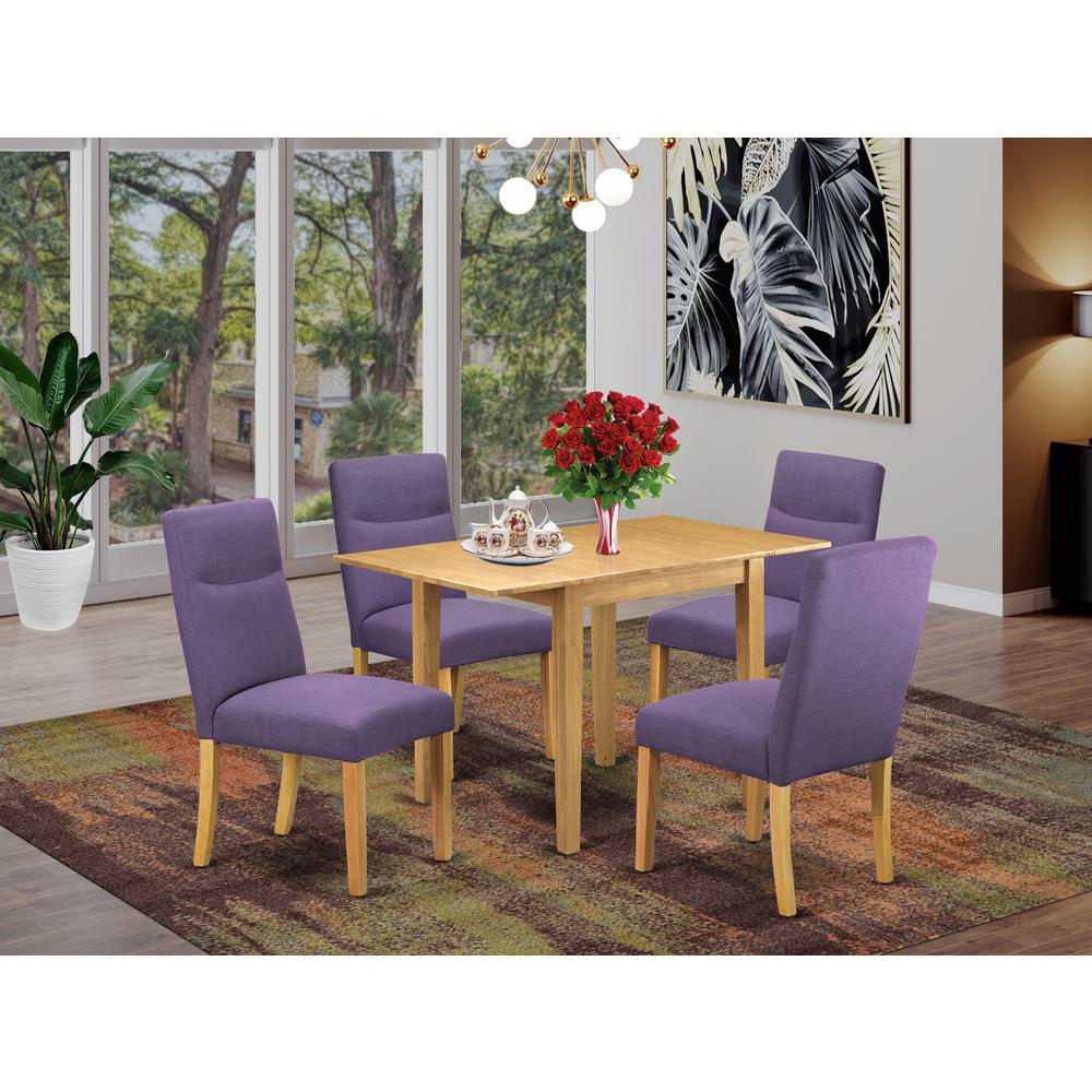 Dining Room Set Oak, NDBE5-OAK-10. Picture 2