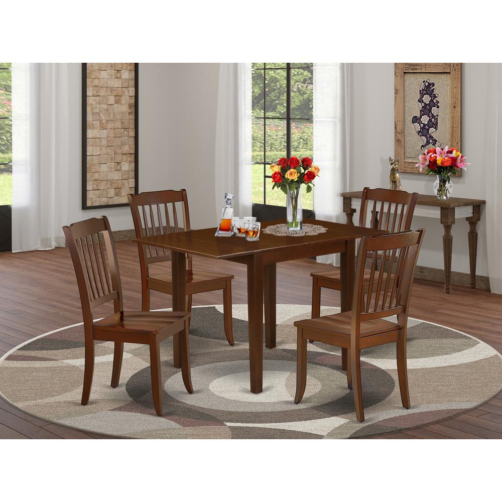 Dining Room Set Mahogany, NDDA5-MAH-W. Picture 2