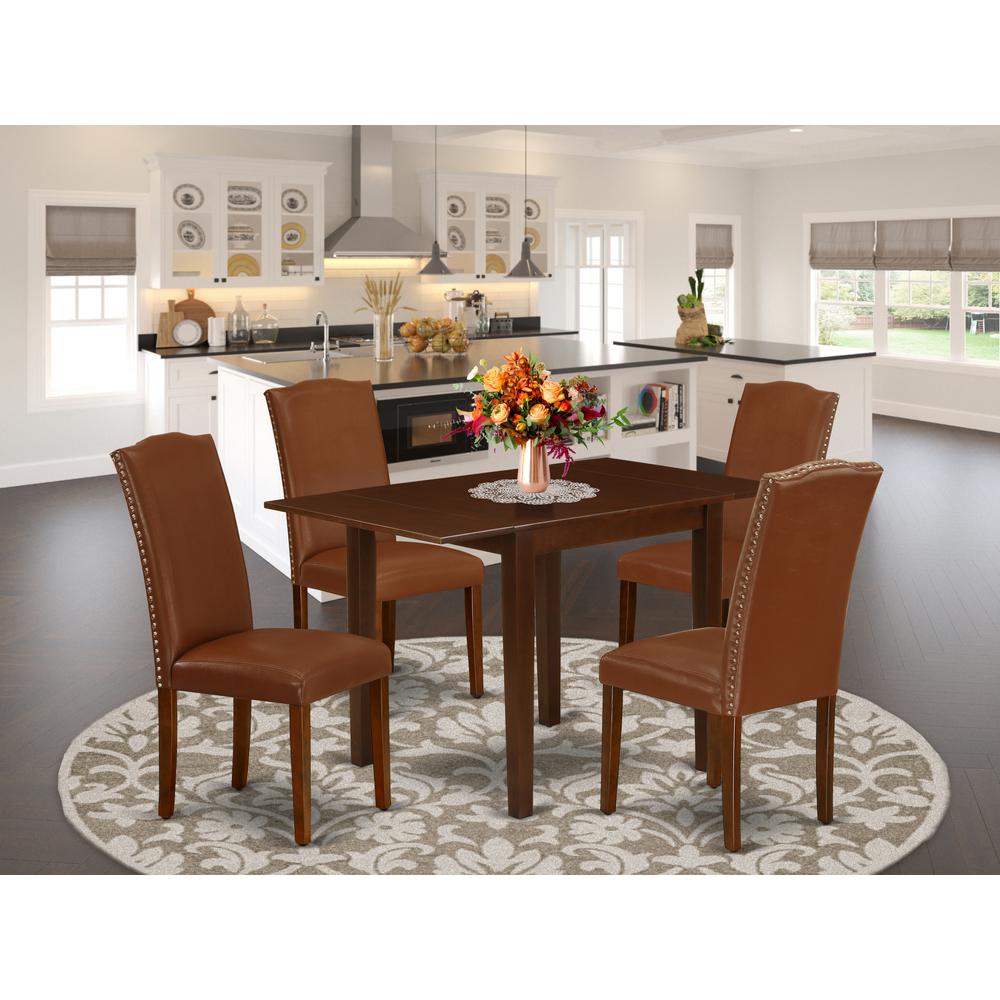 Dining Room Set Mahogany, NDEN5-MAH-66. Picture 2