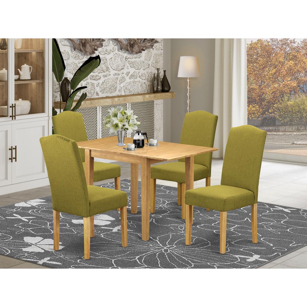 Dining Room Set Oak, NDEN5-OAK-08. Picture 2