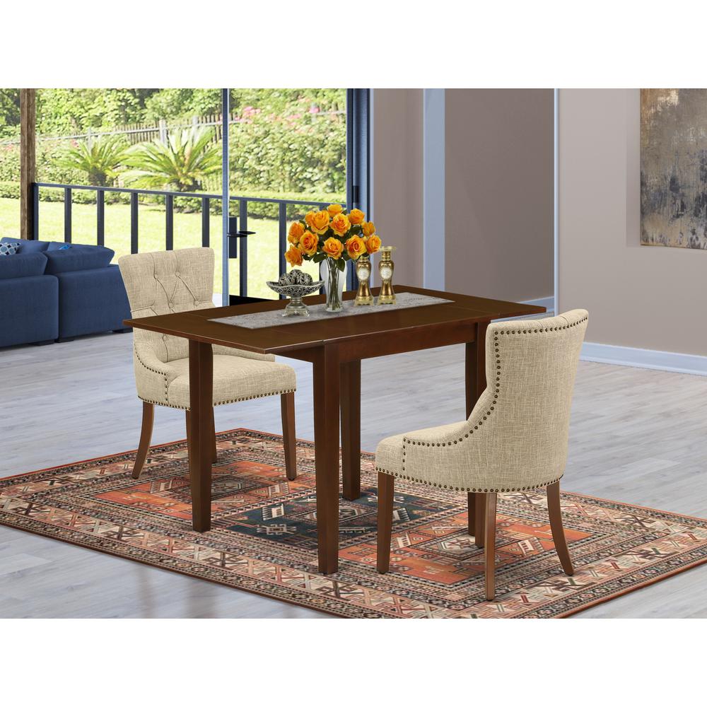 Dining Room Set Mahogany, NDFR3-MAH-05. Picture 2