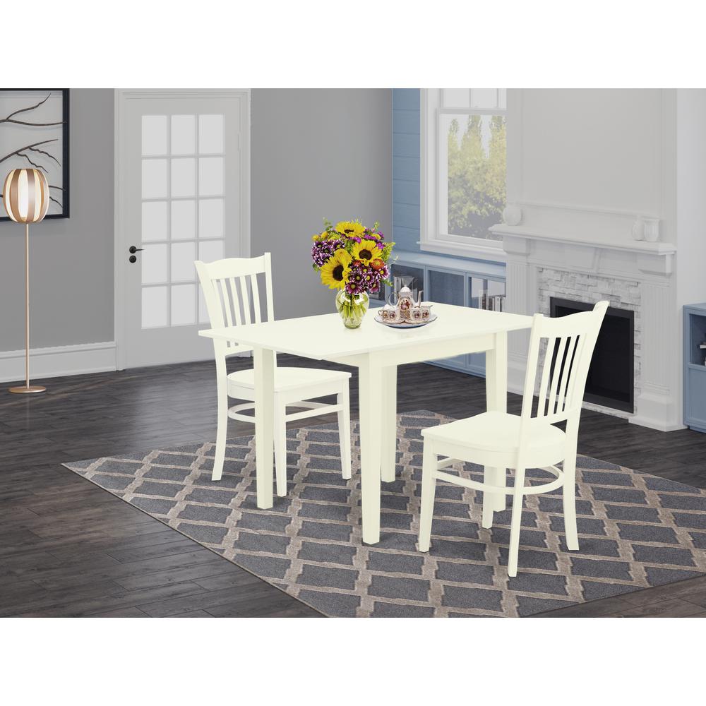 Dining Room Set Linen White, NDGR3-LWH-W. Picture 2