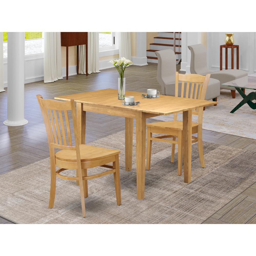 Dining Room Set Oak, NDGR3-OAK-W. Picture 2