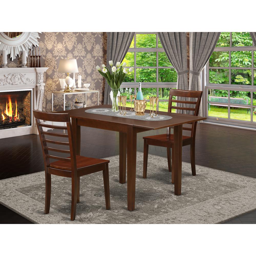 Dining Room Set Mahogany, NDML3-MAH-W. Picture 2