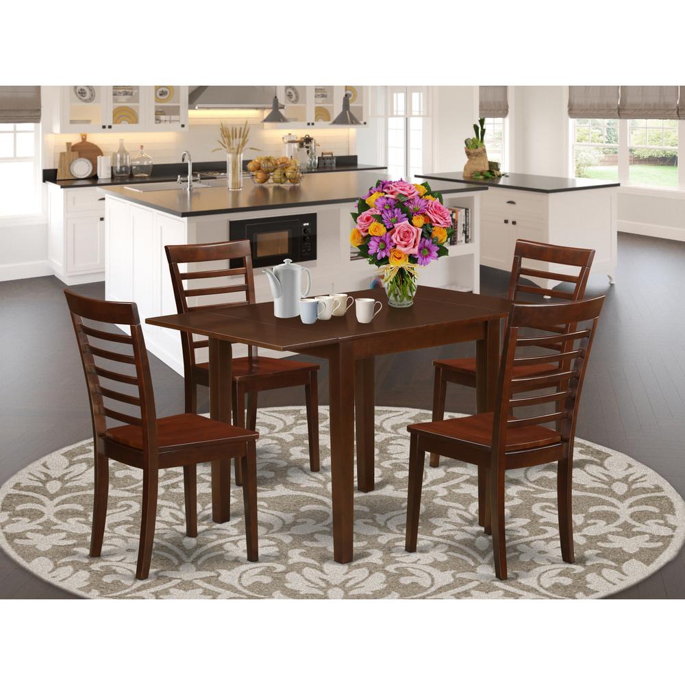 Dining Room Set Mahogany, NDML5-MAH-W. Picture 2