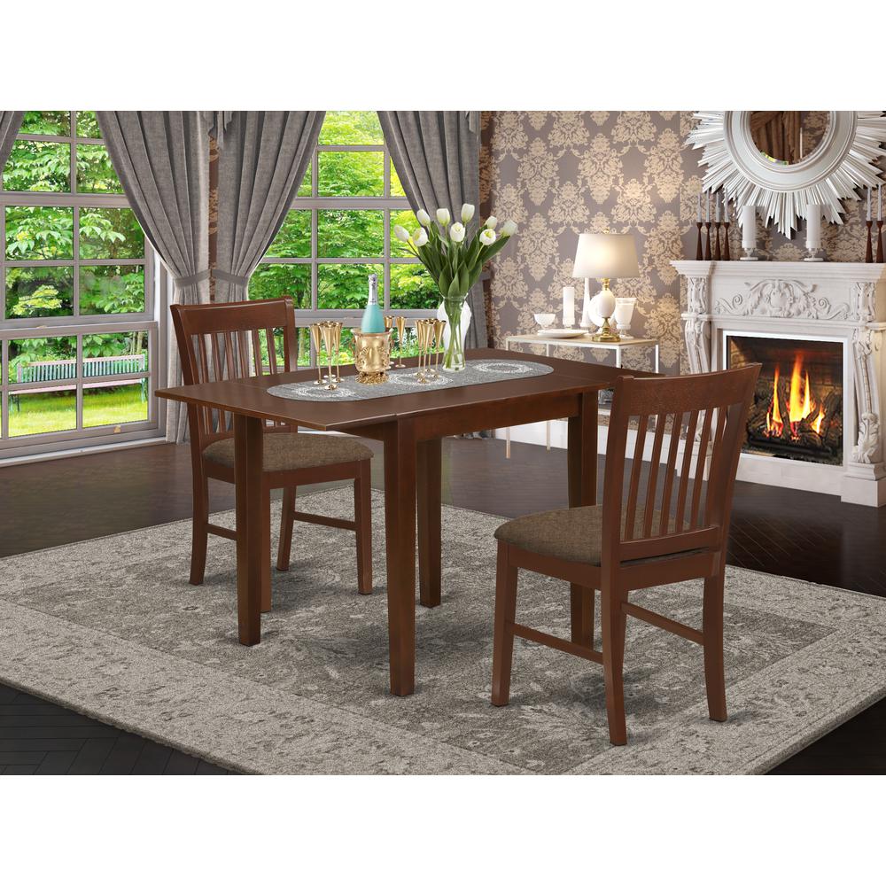 Dining Room Set Mahogany, NDNO3-MAH-C. Picture 2