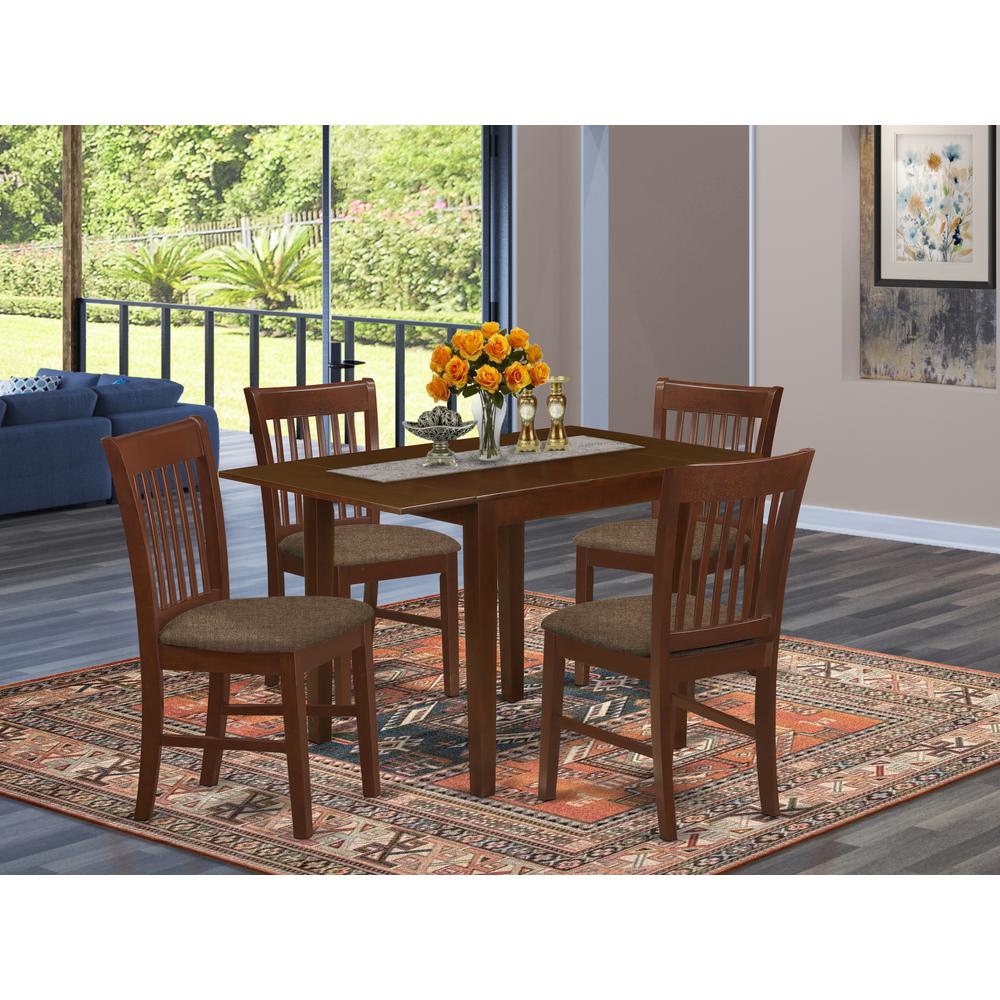 Dining Room Set Mahogany, NDNO5-MAH-C. Picture 2