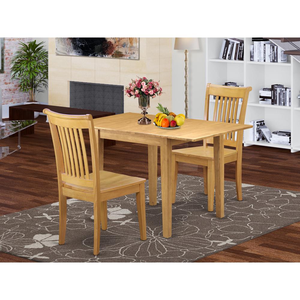 Dining Room Set Oak, NDPO3-OAK-W. Picture 2