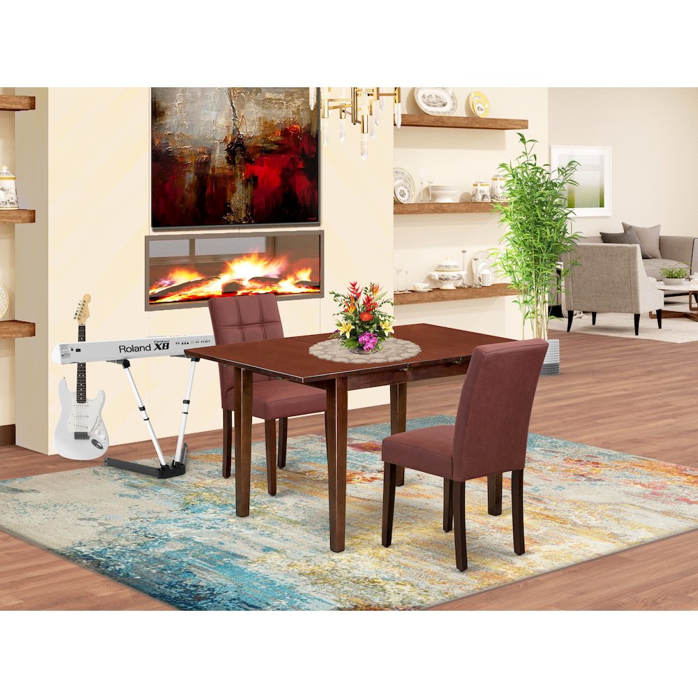 3 Piece Dining Table Set consists A Dining Table. Picture 2